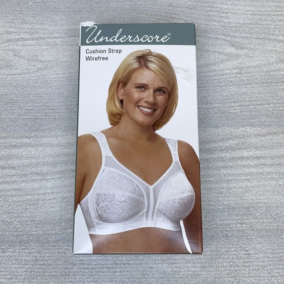 ZeroBound Women's Wirefree Minimizer Bra - Full Coverage, Cushioned Straps, Non-Padded, Purple 38C